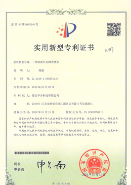 Patent Certificate